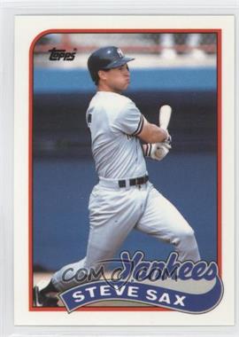 1989 Topps Traded - Box Set [Base] - Collector's Edition (Tiffany) #111T - Steve Sax