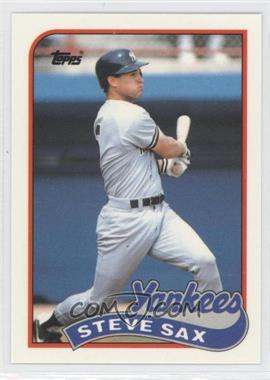 1989 Topps Traded - Box Set [Base] - Collector's Edition (Tiffany) #111T - Steve Sax