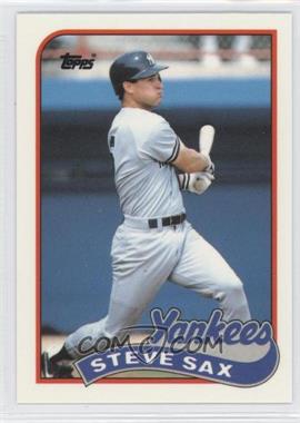 1989 Topps Traded - Box Set [Base] - Collector's Edition (Tiffany) #111T - Steve Sax