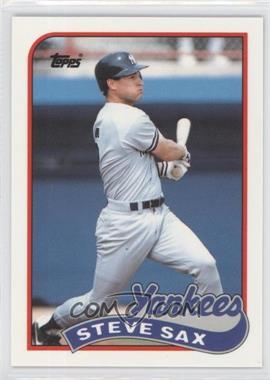 1989 Topps Traded - Box Set [Base] - Collector's Edition (Tiffany) #111T - Steve Sax