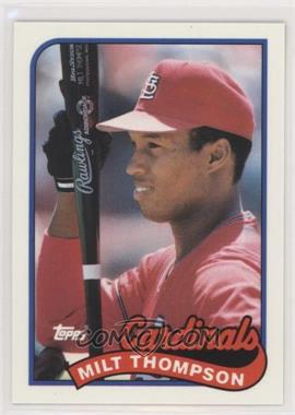 1989 Topps Traded - Box Set [Base] - Collector's Edition (Tiffany) #118T - Milt Thompson