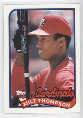 1989 Topps Traded - Box Set [Base] - Collector's Edition (Tiffany) #118T - Milt Thompson