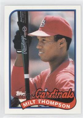 1989 Topps Traded - Box Set [Base] - Collector's Edition (Tiffany) #118T - Milt Thompson