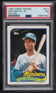 1989 Topps Traded - Box Set [Base] - Collector's Edition (Tiffany) #41T - Ken Griffey Jr. [PSA 7 NM]
