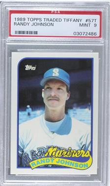 1989 Topps Traded - Box Set [Base] - Collector's Edition (Tiffany) #57T - Randy Johnson [PSA 9 MINT]