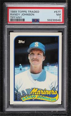 1989 Topps Traded - Box Set [Base] - Collector's Edition (Tiffany) #57T - Randy Johnson [PSA 7 NM]