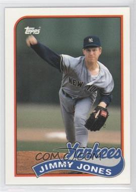 1989 Topps Traded - Box Set [Base] - Collector's Edition (Tiffany) #58T - Jimmy Jones