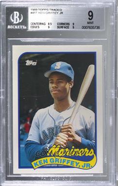 1989 Topps Traded - Box Set [Base] #41T - Ken Griffey Jr. [BGS 9 MINT]