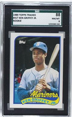 1989 Topps Traded - Box Set [Base] #41T - Ken Griffey Jr. [SGC 88 NM/MT 8]