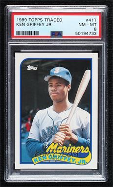 1989 Topps Traded - Box Set [Base] #41T - Ken Griffey Jr. [PSA 8 NM‑MT]