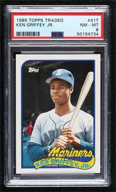 1989 Topps Traded - Box Set [Base] #41T - Ken Griffey Jr. [PSA 8 NM‑MT]