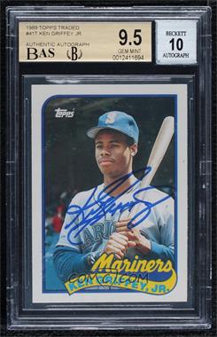 1989 Topps Traded - Box Set [Base] #41T - Ken Griffey Jr. [BAS BGS Authentic]