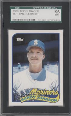 1989 Topps Traded - Box Set [Base] #57T - Randy Johnson [SGC 9 MINT]