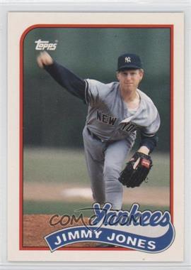 1989 Topps Traded - Box Set [Base] #58T - Jimmy Jones