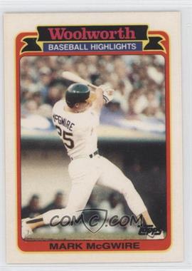 1989 Topps Woolworth Baseball Highlights - Box Set [Base] #27 - Mark McGwire