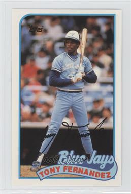 1989 Topps/LJN Baseball Talk - [Base] #146 - Tony Fernandez [Noted]