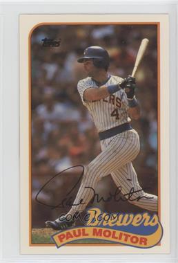 1989 Topps/LJN Baseball Talk - [Base] #153 - Paul Molitor