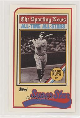 1989 Topps/LJN Baseball Talk - [Base] #20 - Babe Ruth