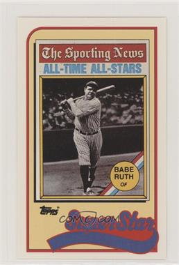 1989 Topps/LJN Baseball Talk - [Base] #20 - Babe Ruth