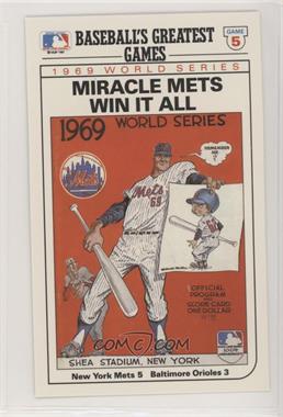 1989 Topps/LJN Baseball Talk - [Base] #6 - Miracle Mets Win it All