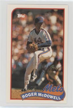 1989 Topps/LJN Baseball Talk - [Base] #93 - Roger McDowell