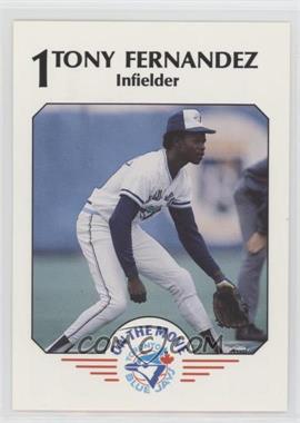 1989 Toronto Blue Jays Fire Safety - [Base] #1 - Tony Fernandez