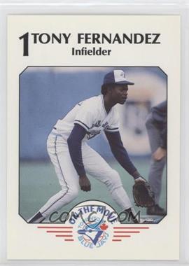 1989 Toronto Blue Jays Fire Safety - [Base] #1 - Tony Fernandez