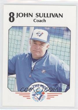 1989 Toronto Blue Jays Fire Safety - [Base] #8 - John Sullivan