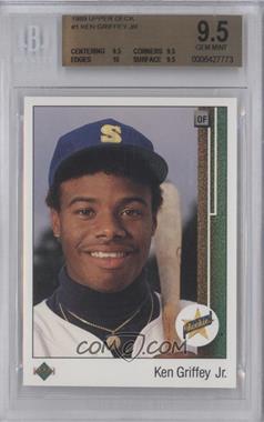 1989 Upper Deck - [Base] #1 - Ken Griffey Jr. [BGS 9.5 GEM MINT]