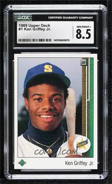 1989 Upper Deck - [Base] #1 - Ken Griffey Jr. [CGC 8.5 NM/Mint+]