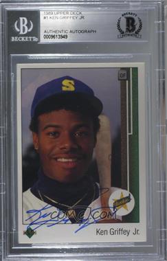 1989 Upper Deck - [Base] #1 - Ken Griffey Jr. [BAS BGS Authentic]