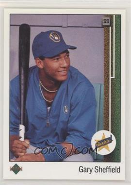 1989 Upper Deck - [Base] #13.1 - Gary Sheffield (Upside Down SS on Front) - Courtesy of COMC.com