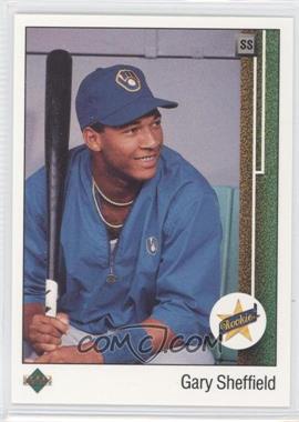 1989 Upper Deck - [Base] #13.2 - Gary Sheffield (Right Side Up SS on Front)