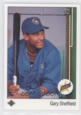 1989 Upper Deck - [Base] #13.2 - Gary Sheffield (Right Side Up SS on Front)