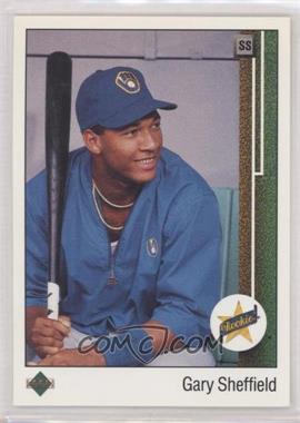 1989 Upper Deck - [Base] #13.2 - Gary Sheffield (Right Side Up SS on Front) [EX to NM]