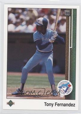 1989 Upper Deck - [Base] #139 - Tony Fernandez