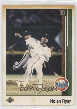 1989 Upper Deck - [Base] #145 - Nolan Ryan [Good to VG‑EX]