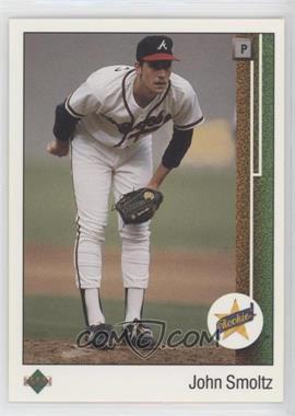 1989 Upper Deck - [Base] #17 - John Smoltz [EX to NM]