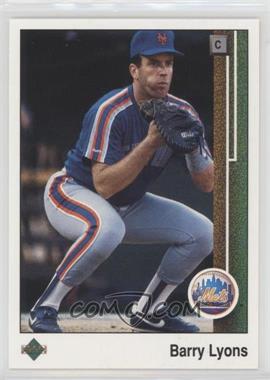 1989 Upper Deck - [Base] #176 - Barry Lyons