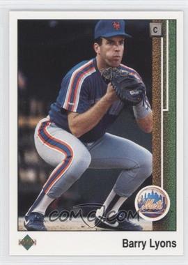 1989 Upper Deck - [Base] #176 - Barry Lyons