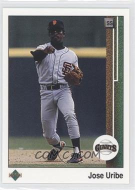 1989 Upper Deck - [Base] #181 - Jose Uribe