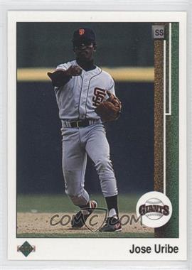 1989 Upper Deck - [Base] #181 - Jose Uribe