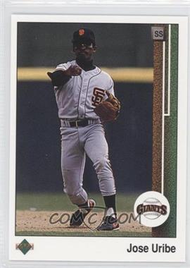 1989 Upper Deck - [Base] #181 - Jose Uribe