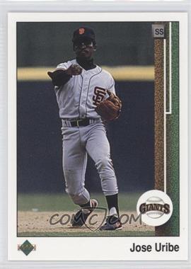 1989 Upper Deck - [Base] #181 - Jose Uribe