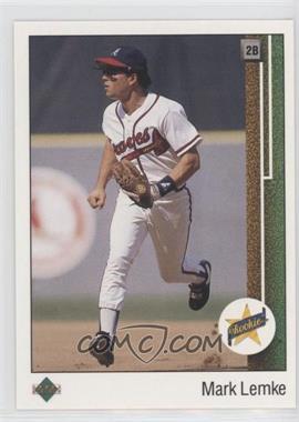 1989 Upper Deck - [Base] #19 - Mark Lemke