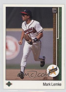 1989 Upper Deck - [Base] #19 - Mark Lemke