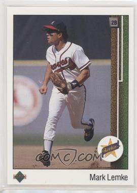 1989 Upper Deck - [Base] #19 - Mark Lemke