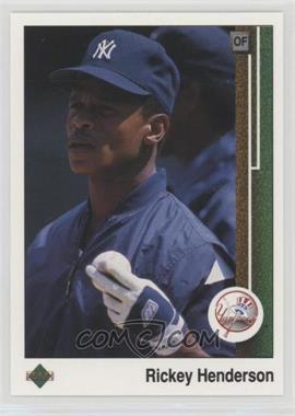 1989 Upper Deck - [Base] #210 - Rickey Henderson