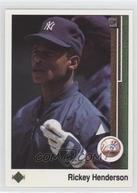 1989 Upper Deck - [Base] #210 - Rickey Henderson