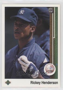 1989 Upper Deck - [Base] #210 - Rickey Henderson